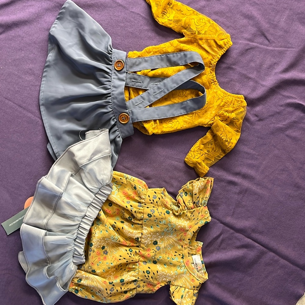 Four piece Bailey Blossoms coordinating set